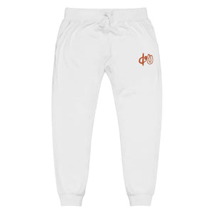 doU Burnt Orange Logo Jogger (White)