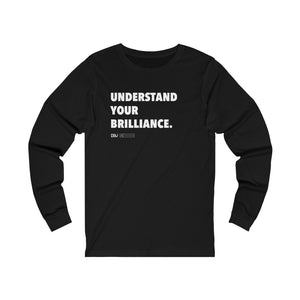 DOU "Understand Your Brilliance" White Letter Long Sleeve