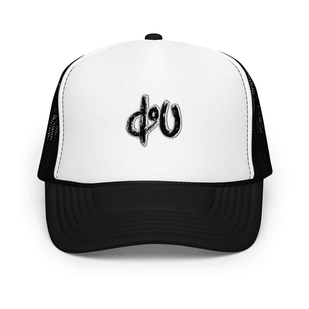 Trucker Hat (Black/White)