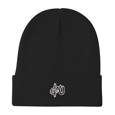 doU Embroidered Beanie (Black)