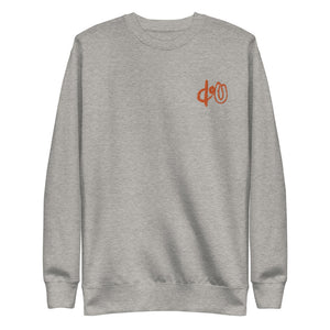 doU Burnt Orange Logo Sweatshirt (Carbon Grey)