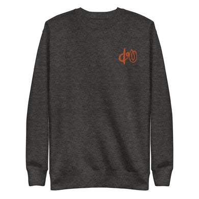 doU Burnt Orange Logo Sweatshirt (Heather Grey)