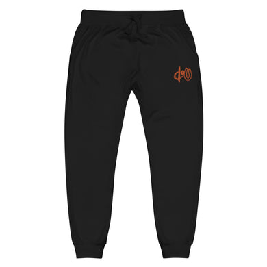 doU Burnt Orange Logo Jogger (Black)