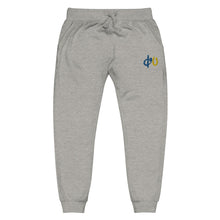 Load image into Gallery viewer, doU Blue/Yellow Logo Jogger (Carbon Grey)