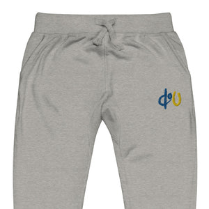 doU Blue/Yellow Logo Jogger (Carbon Grey)