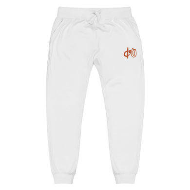 doU Burnt Orange Logo Jogger (White)