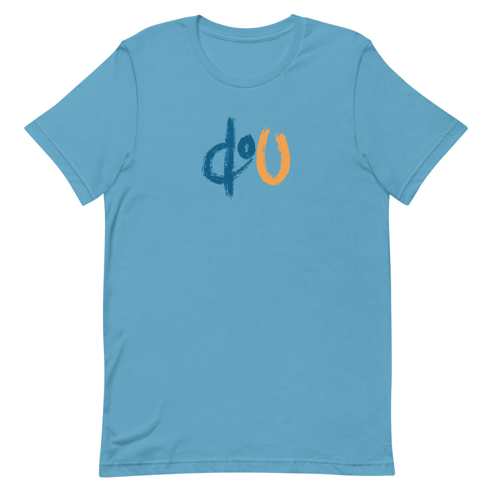 doU Blue/Orange Logo Tee (Ocean Blue)