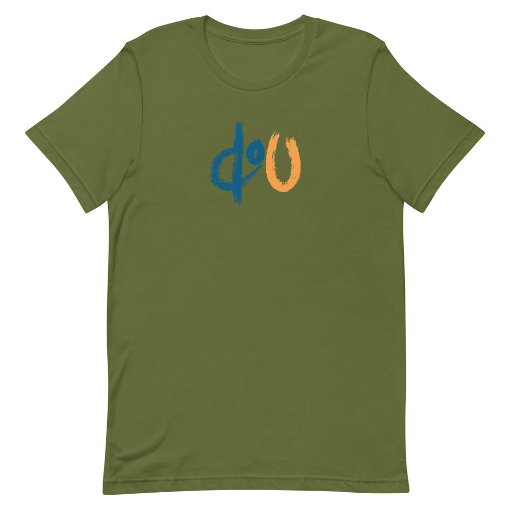 doU Blue/Orange Logo Tee (Olive)